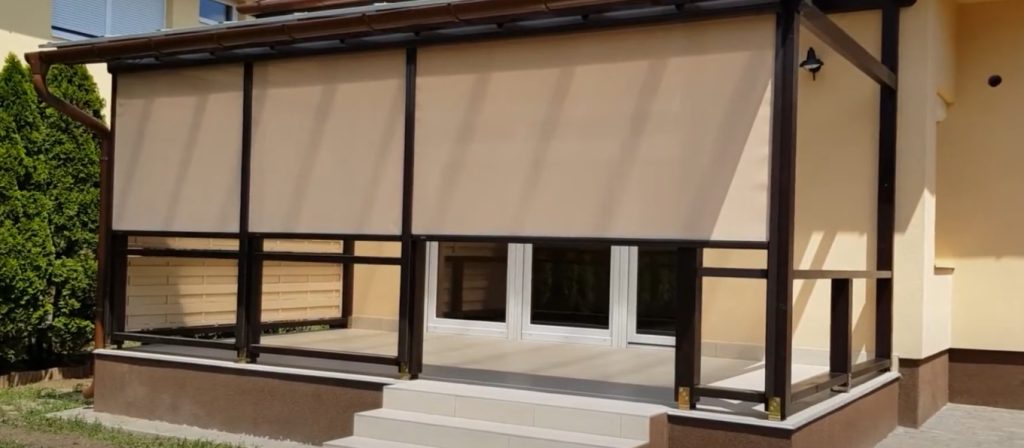 Panel erkély árnyékoló napháló